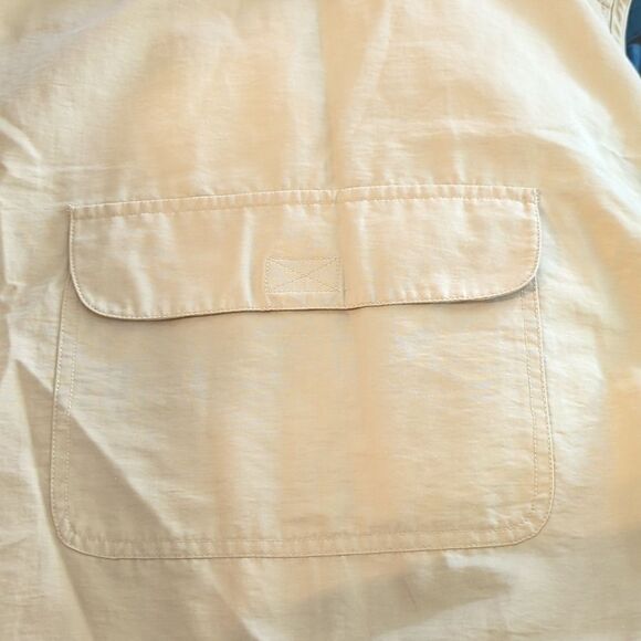 Liz Claiborne Vintage women's tan utility sport nylon vest‎ size small - Picture 7 of 7